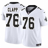 Men & Women & Youth New Orleans Saints #76 Will Clapp White 2025 F.U.S.E. Vapor Limited Stitched Jersey,baseball caps,new era cap wholesale,wholesale hats